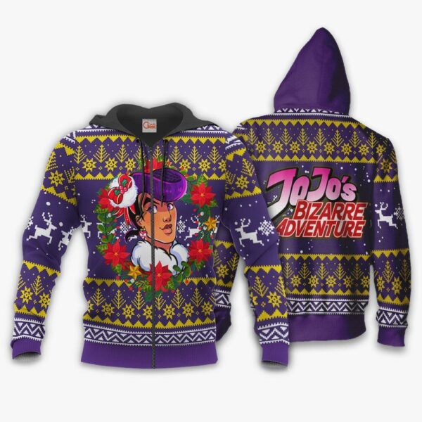 Josuke Higashikata Ugly Christmas Sweater JoJo's Bizarre Adventure Anime VA11 2