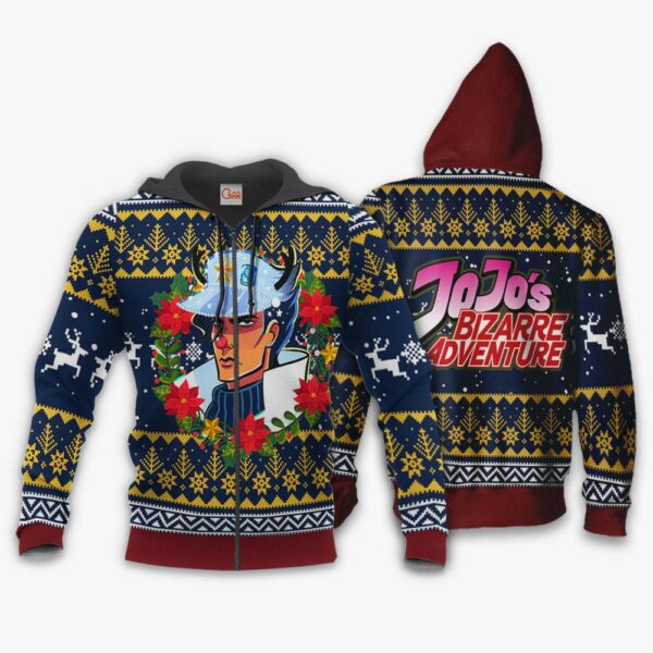 Jotaro Kujo Ugly Christmas Sweater JoJo's Bizarre Adventure Anime VA11 2