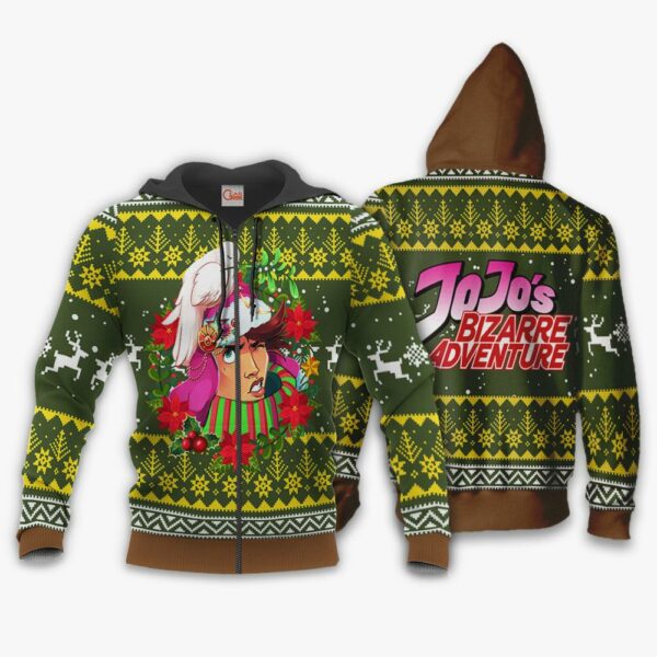 Joseph Joestar Ugly Christmas Sweater JoJo's Bizarre Adventure Anime VA11 2