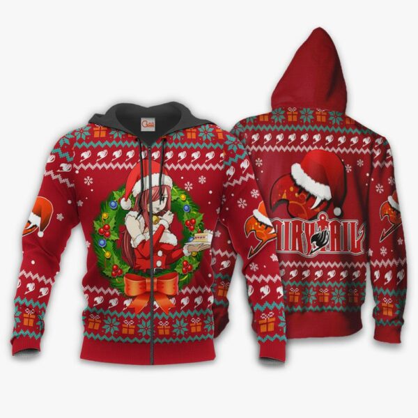 Fairy Tail Erza Scarlet Ugly Christmas Sweater Anime Xmas VA11 2