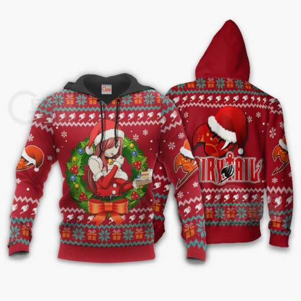 Fairy Tail Erza Scarlet Ugly Christmas Sweater Anime Xmas VA11 3