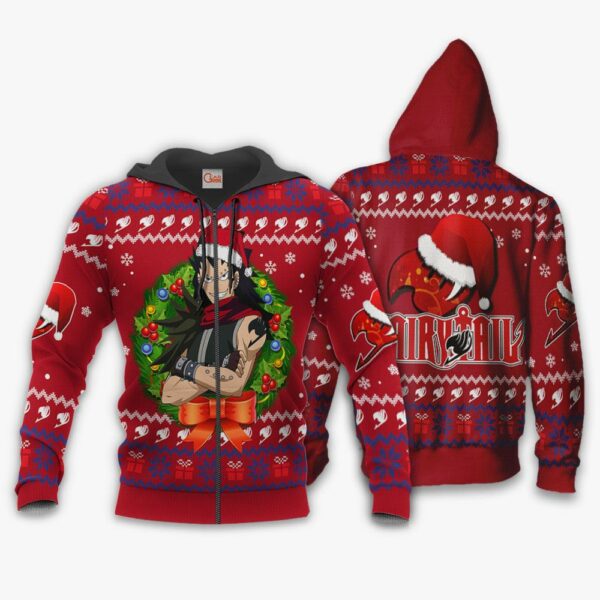 Fairy Tail Gajeel Ugly Christmas Sweater Anime Xmas VA11 2