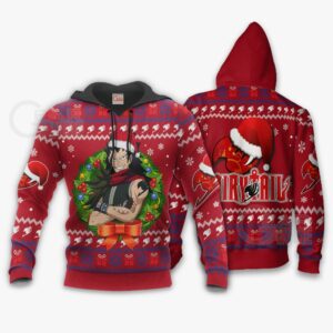 Fairy Tail Gajeel Ugly Christmas Sweater Anime Xmas VA11 7