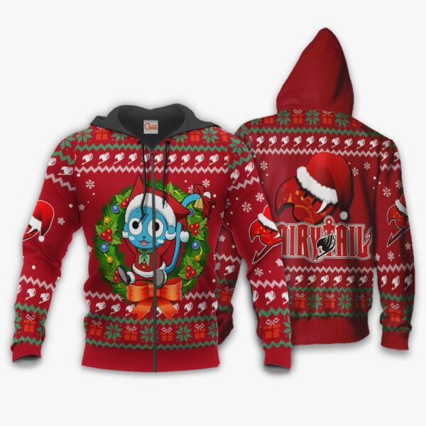 Fairy Tail Happy Ugly Christmas Sweater Anime Custom Xmas VA11 2