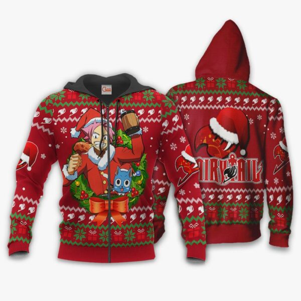 Fairy Tail Natsu Dragneel Ugly Christmas Sweater Anime Xmas VA11 2