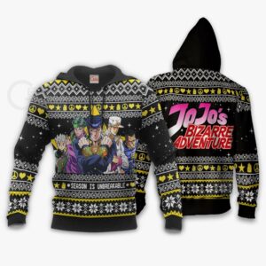 JoJo's Bizarre Adventure Ugly Christmas Sweater Xmas Gift VA11 7