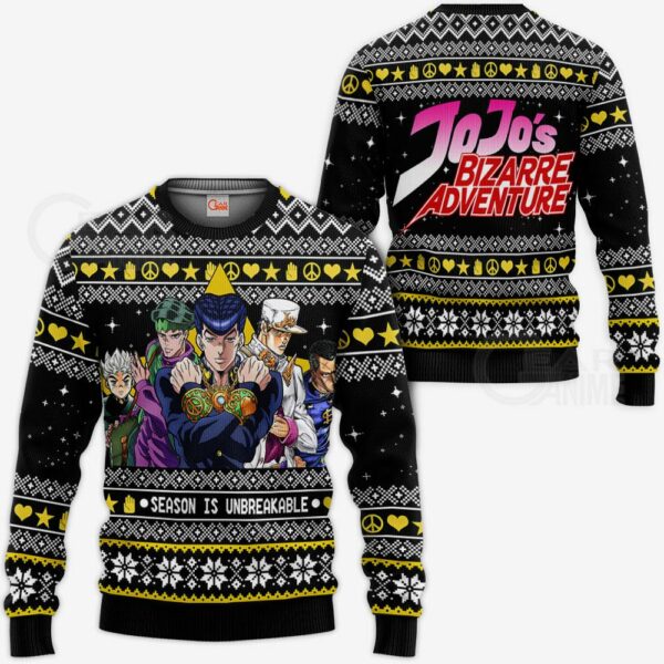 JoJo's Bizarre Adventure Ugly Christmas Sweater Xmas Gift VA11 1