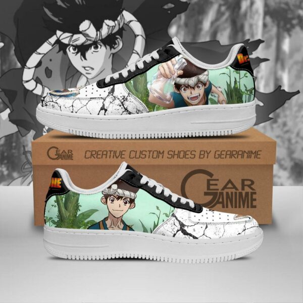 Dr Stone Chrome Shoes Anime Custom PT11 1