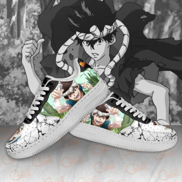 Dr Stone Chrome Shoes Anime Custom PT11 4