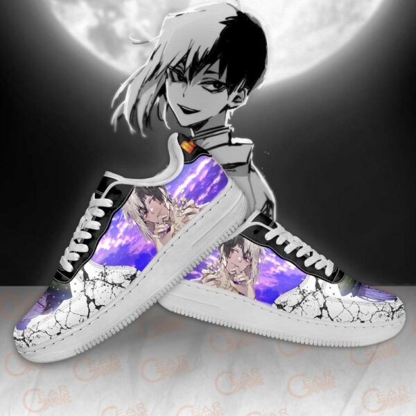 Dr Stone Gen Asagiri Shoes Anime Custom PT11 4