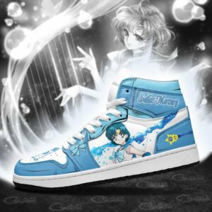 Sailor Mercury Sneakers Sailor Moon Anime Shoes MN11 6