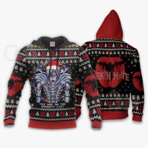 Shinigami Rem Ugly Christmas Sweater Death Note Anime Xmas Gift VA11 7