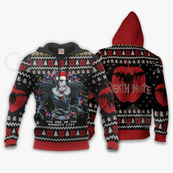 Ryuk Ugly Christmas Sweater Death Note Anime Xmas Gift VA11 3