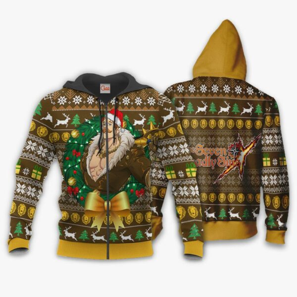 Escanor Ugly Christmas Sweater Seven Deadly Sins Xmas Gift VA11 2