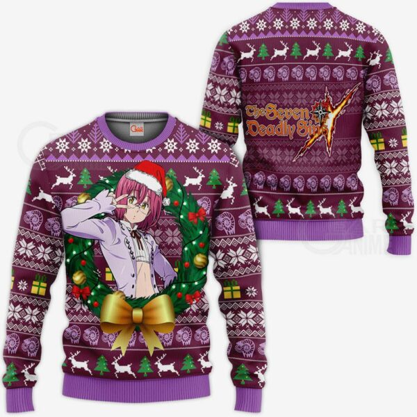 Gowther Ugly Christmas Sweater Seven Deadly Sins Xmas Gift VA11 1