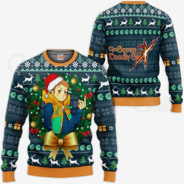 Fairy King Ugly Christmas Sweater Seven Deadly Sins Xmas Gift VA11 1