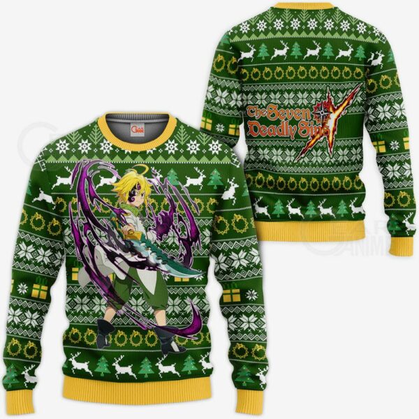 Meliodas Devil Ugly Christmas Sweater Seven Deadly Sins Xmas Gift VA11 1