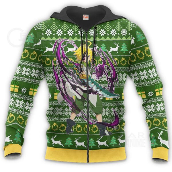 Meliodas Devil Ugly Christmas Sweater Seven Deadly Sins Xmas Gift VA11 2