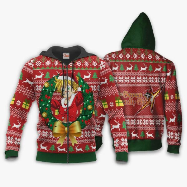 Meliodas Ugly Christmas Sweater Seven Deadly Sins Xmas Gift VA11 2