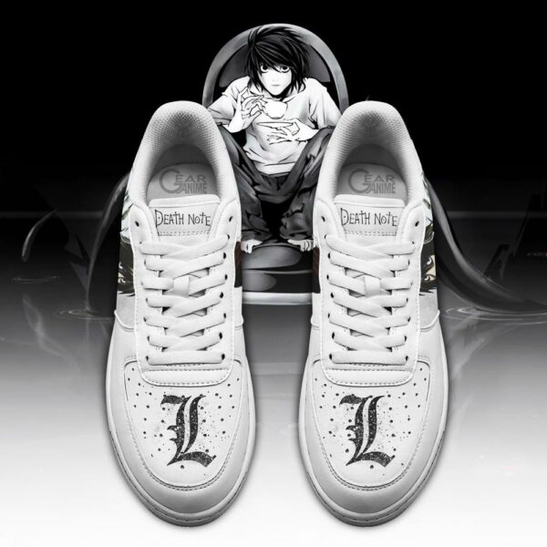 Death Note L Lawliet Shoes Custom Anime PT11 2