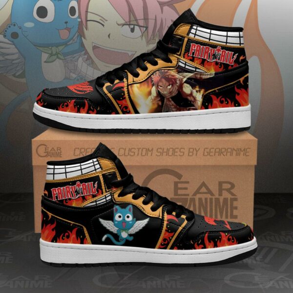 Natsu And Happy Sneakers Fairy Tail Anime Shoes MN11 1