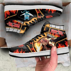 Natsu And Happy Sneakers Fairy Tail Anime Shoes MN11 5