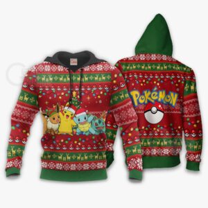 Pokemons Ugly Christmas Sweater Anime Xmas Gift VA11 7