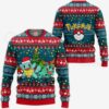 Bulbasaur and Squirtle Ugly Christmas Sweater Pokemon Xmas Gift VA11 11