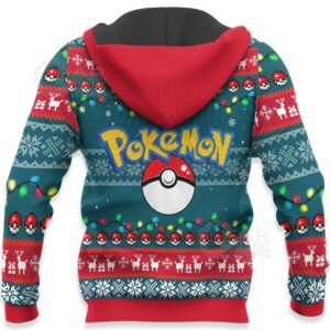 Bulbasaur and Squirtle Ugly Christmas Sweater Pokemon Xmas Gift VA11 8