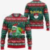 Bulbasaur Ugly Christmas Sweater Pokemon Anime Xmas Gift VA11 10