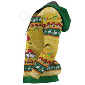 Pikachu Eevee Ugly Christmas Sweater Pokemon Anime Xmas Gift VA11 9