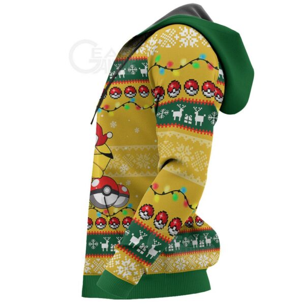 Pikachu Eevee Ugly Christmas Sweater Pokemon Anime Xmas Gift VA11 5