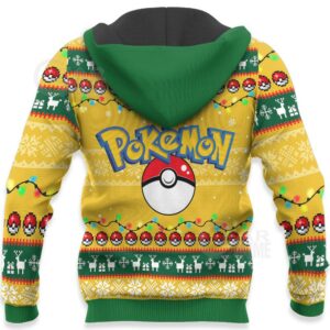 Pikachu Eevee Ugly Christmas Sweater Pokemon Anime Xmas Gift VA11 8