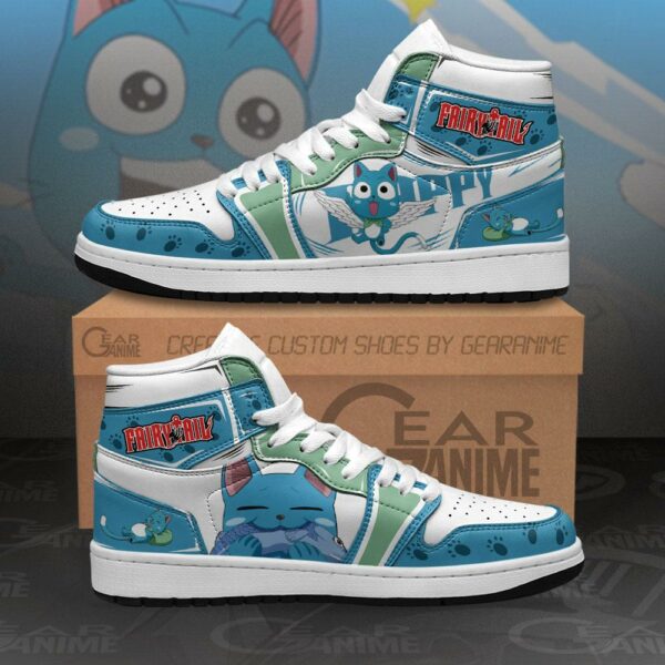 Fairy Tail Happy Sneakers Custom Anime Shoes MN11 1