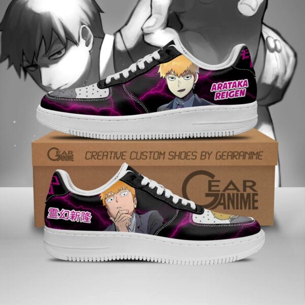 Arataka Reigen Shoes Mob Pyscho 100 Anime Sneakers PT11 1