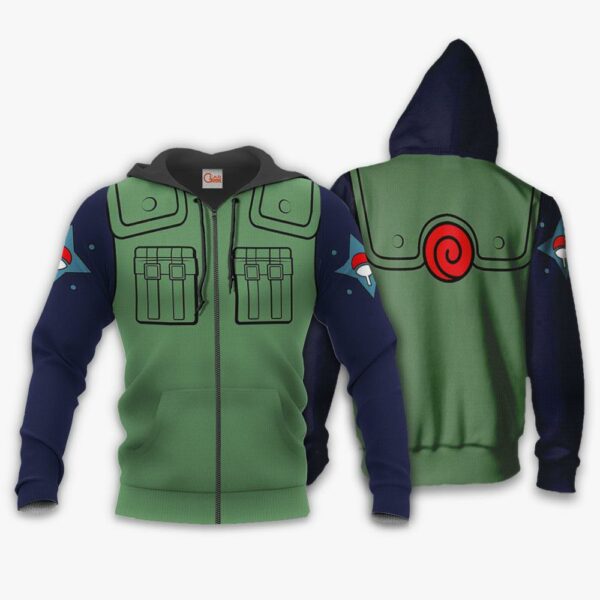 Konoha Military Force Uniform Naruto Anime Hoodie Jacket VA11 1