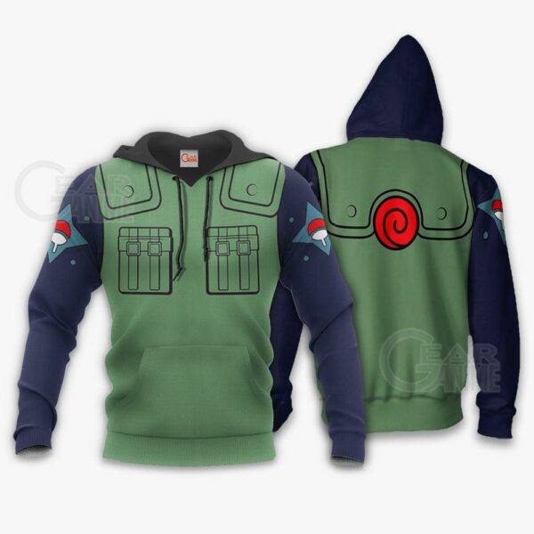 Konoha Military Force Uniform Naruto Anime Hoodie Jacket VA11 4