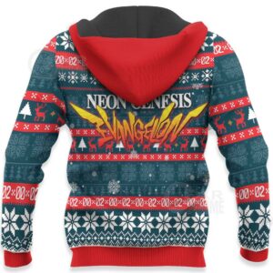 Neon Genesis Evangelion Ugly Christmas Sweater Anime Xmas Gift VA11 8