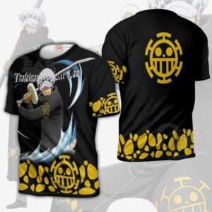 Tragafalar Law Shirt One Piece Anime Hoodie Jacket VA11 9