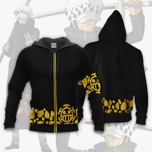 Tragafalar D Water Law Uniform One Piece Anime Hoodie Jacket VA11 1