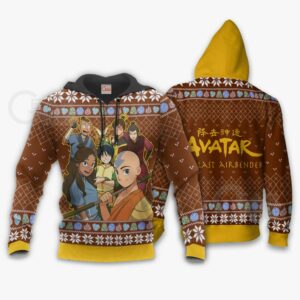 Avatar Airbender Ugly Christmas Sweater Anime Xmas Gift VA11 7