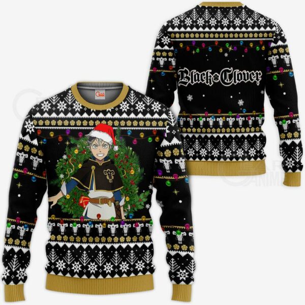 Asta Ugly Christmas Sweater Black Clover Anime Xmas Gift VA11 1