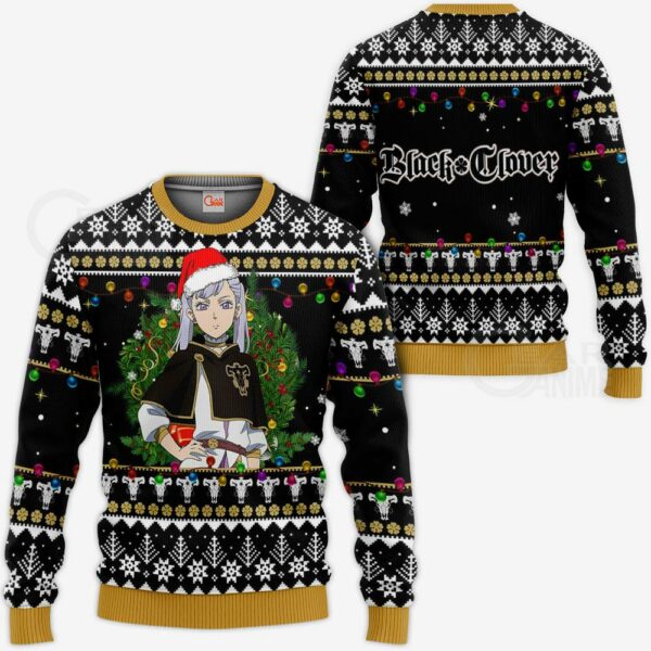 Noelle Silva Ugly Christmas Sweater Black Clover Anime Xmas Gift VA11 1