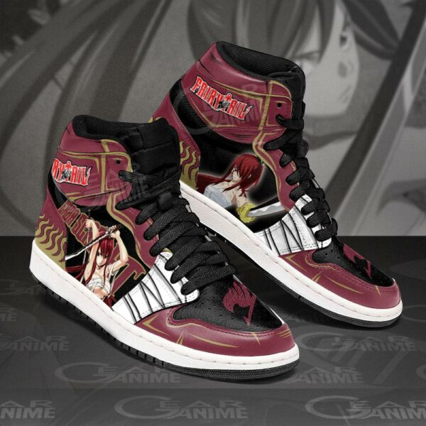 Erza Scarlet Sneakers Fairy Tail Anime Shoes MN11 2