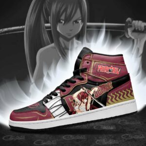 Erza Scarlet Sneakers Fairy Tail Anime Shoes MN11 6