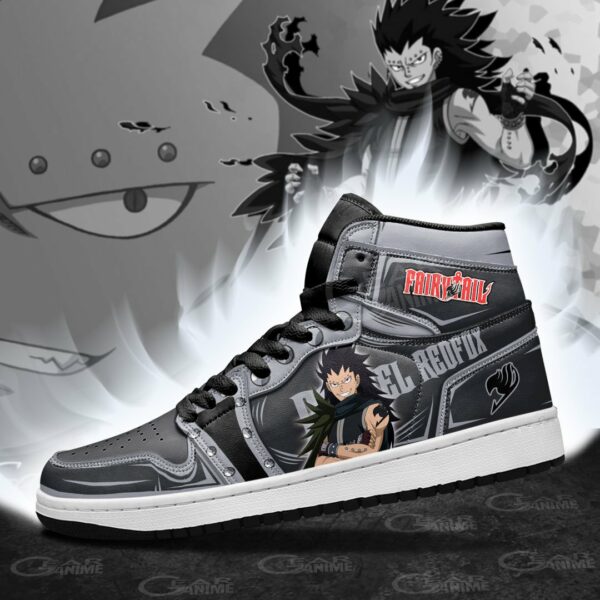 Gajeel Redfox Sneakers Fairy Tail Anime Shoes MN11 4