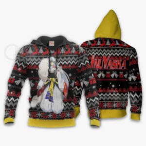 Sesshomaru Ugly Christmas Sweater Inuyasha Anime Xmas Gift VA11 7