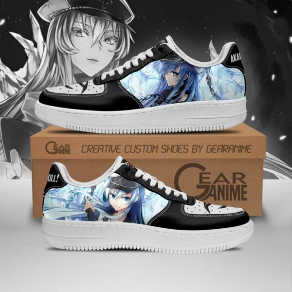 Akame Ga Kill Esdeath Shoes Custom Anime Sneakers PT11 1