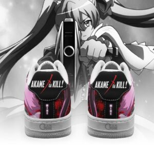 Akame Ga Kill Mine Shoes Custom Anime Sneakers PT11 6