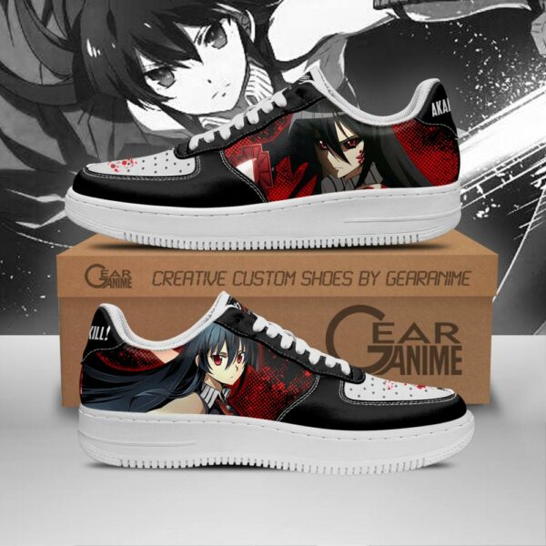 Akame Shoes Akame Ga Kill Custom Anime Sneakers PT11 1